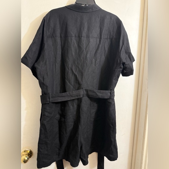 Rails Georgie Black Button-Up Romper Size 2Xl - Picture 4 of 7